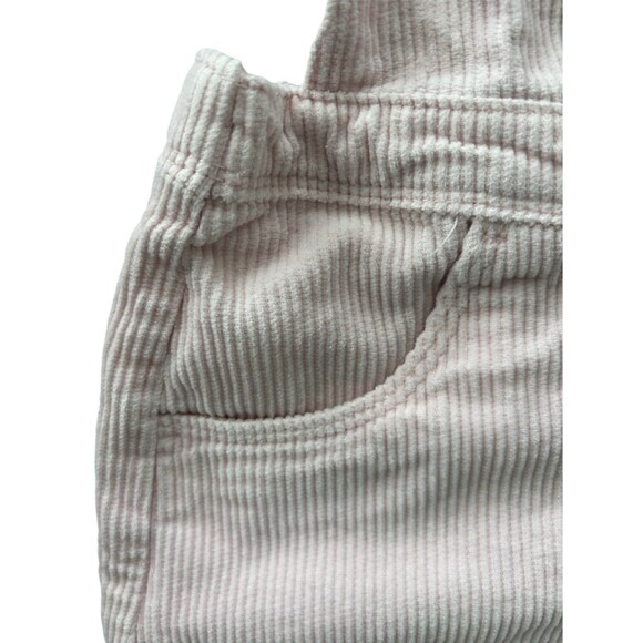 Vtg Levi‎ Strauss & Co. Pink Cotton Corduroy Jean Jumper Rose Gold Hardware-5/6 - Picture 5 of 9